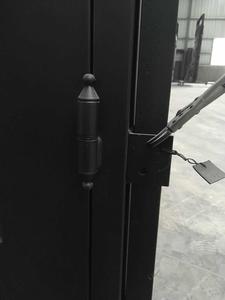 Popular de seguridad de hierro forjado sola puerta con vidrio low-e - Product Image 2