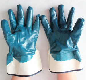 SECURITY glove nitrile blue plain 3/<span class=keywords><strong>4</strong></span> Musketeer type - Product Image 4