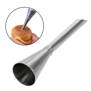 Strumento di decorazione in acciaio inox lungo crema glassa soffi <span class=keywords><strong>piping</strong></span> ugello tubi punta per ciambelle pasticceria - Product Image 6