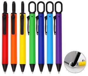 Penna della novità di modo mini anello <span class=keywords><strong>portachiavi</strong></span> penna a sfera con moschettone e del basamento del telefono per la struttura hotel penna a sfera con logo stampato - Product Image 4