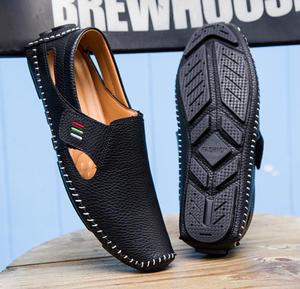 Up-1122r Wholesale China Casual Footwear Men PU <strong>Leather</strong> <strong>Slip</strong> <strong>on</strong> <strong>Shoes</strong> for Summer - Product Image 4