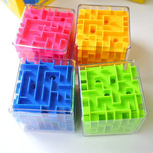 Giocattolo educativo puzzle colorato cubo di velocità a sei facce 3D labirinto cubo magico giocattolo educativo - Product Image 6