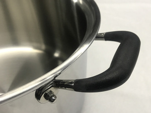 Fabricant 10 pièces Marmite en acier inoxydable sans eau à cinq niveaux batterie de cuisine pour la cuisine de restaurant en gros - Product Image 4