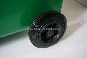 240 Litros de ruedas superior abierta de plástico al aire libre verde de <span class=keywords><strong>la</strong></span> <span class=keywords><strong>basura</strong></span> del hospital - Product Image 6