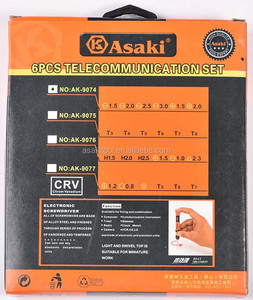 ASAKI AK-9074 6pcs Quality Alloy Steel <strong>Precision</strong> <strong>Screwdriver</strong> <strong>Set</strong> Fixing Slotted Philip's <strong>Screwdriver</strong> -1.2/2.0/2.2/3.0 +1.5/2.0 - Product Image 6