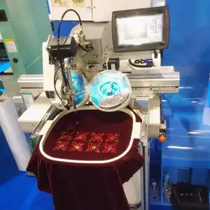 Machine à strass correcteurs automatiques, à fixer directement sur les vêtements, 1 tête 4 plaques