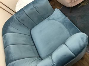 Furnitur Ruang Tamu <span class=keywords><strong>Sofa</strong></span> Beludru Kaki Emas <span class=keywords><strong>2</strong></span> Kursi - Product Image 5