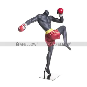 BOXING3新しいデザインの男性マネキンボクシング強い筋肉戦闘マネキン男性服ディスプレイマネキン人形