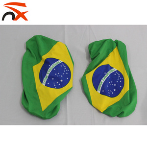 Fundas para Espejos Retrovisores de Coche con Banderas de Brasil para Fanáticos del Fútbol, de la Mejor Calidad y Popularidad - Product Image 2