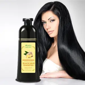 Sciampo nero naturale dei capelli del nero dello zenzero di colore 500ml dell'etichetta privata dell'oem dello sciampo dello zenzero di Mokeru per gli adulti