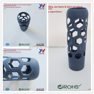 Protection de bouteille d'eau en verre souple, manchon en silicone, vente en gros - Product Image 2
