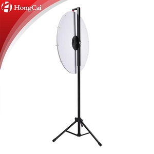 Roue de grande taille de 30 "roue de prix de support de plancher LED effaçable à sec pour l'activité de promotion de salon commercial - Product Image 3