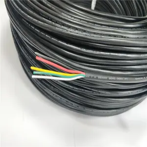 高品質awm 2464 24awg 2コア20コア錫メッキ銅PVC電線USBケーブル用