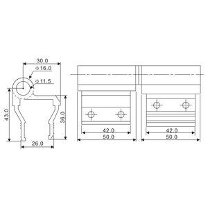 <span class=keywords><strong>Cerniera</strong></span> Economica in Alluminio per Finestre a Battente, <span class=keywords><strong>Cerniera</strong></span> in Alluminio 40D per il Mercato del Medio Oriente - Product Image 2