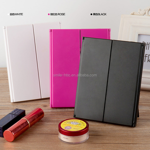 Tri-fold Double-Sided Portable Travel Cosmetic <strong>Mirror</strong> with LED <strong>Lights</strong> Personalized Desktop Vanity <strong>Makeup</strong> <strong>Mirror</strong> - Product Image 6