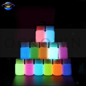 Poudres phosphorescentes qui brillent dans le noir, pigment <span class=keywords><strong>phosphorescent</strong></span>, fournisseur chinois - Product Image 1