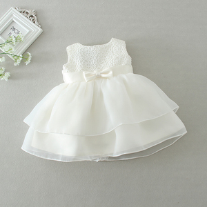 <span class=keywords><strong>Robe</strong></span> d'été en Tulle blanche pour petites filles, tenue de princesse, de fête, baptême, pour enfants, Boutique, vente en gros - Product Image 5