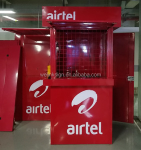 Tấm Kim Loại Airtel Prefab Kiosk Cho <span class=keywords><strong>Pop</strong></span> <span class=keywords><strong>Up</strong></span> Cửa Hàng - Product Image 4