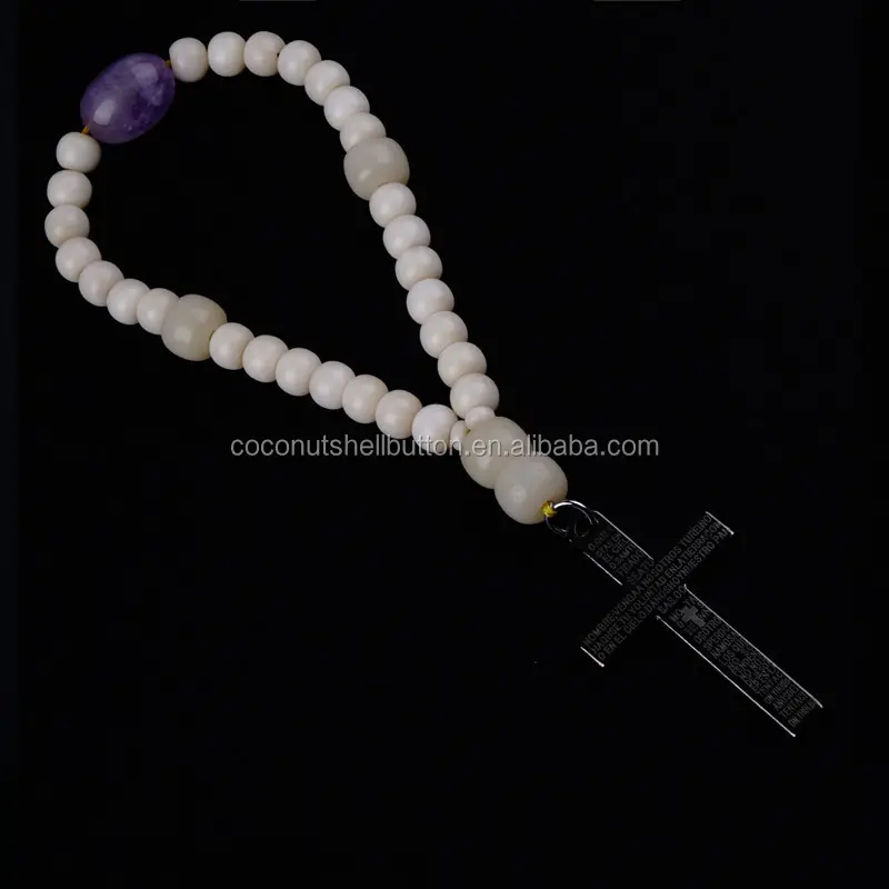 Eastern Orthodox Christians Christian four cruciform bodhi seed beads prayer beads bracelets wholesale