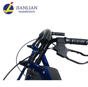 JL9188LH Lightweight Foldable Walker <strong>Rollator</strong> With Seat/aluminum <strong>Rollator</strong> Shopping Cart - Product Image 5