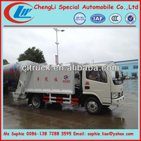 Compacteur de déchets 8t, petit compacteur de déchets, compacteur de déchets solides, petit camion à benne basculante