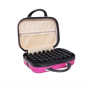 Thời trang bảy màu sắc các loại tinh dầu trường hợp với di động 15 ml 64 chai tinh dầu lưu trữ trường hợp mang túi - Product Image 4