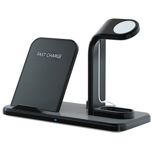 Support de <span class=keywords><strong>chargeur</strong></span> sans fil pour <span class=keywords><strong>AirPods</strong></span>, station de chargement sans fil détachable 3 en 1 pour téléphone Porte-crayon Support de <span class=keywords><strong>chargeur</strong></span> sans fil rapide - Product Image 3