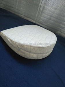 Meilleures ventes oreiller de <span class=keywords><strong>maternité</strong></span> en mousse à mémoire de forme ferme en tissu à air demi-lune avec couverture intérieure - Product Image 2