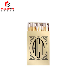 Scatola di Fiammiferi <span class=keywords><strong>Mini</strong></span> con Candela, Personalizzabile, Bianca, con Fiammiferi Inclusi - Product Image 3