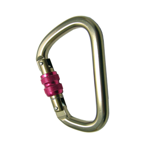 A2480SG D Type For Mountain Rock Climbing Rescue Aluminum Carabiner - Product Image 1