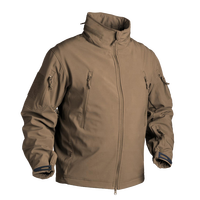 Veste Softshell Tactique d'Extérieur pour Homme, Manteau Doublure Polaire avec Capuche Rétractable, Coupe-Vent pour la Pêche