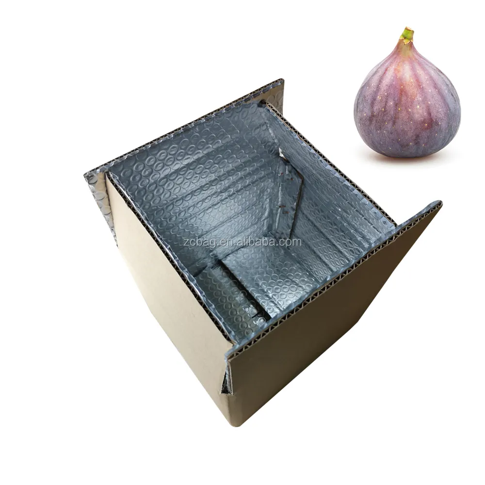 5kgカスタマイズされたリサイクル可能な標準断熱シッパー恒温段ボール果物と花箱包装配送配送