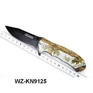 stainless steel material type camping survival utility folding pocket pakistan hunting knife