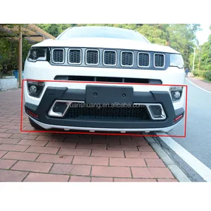 ABS Plastic Front Bumper Front Bull Bar for Jeep Compass MK 2017+ Auto Accessories