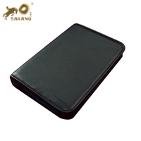 Promocional de alta calidad de la PU coche documentos Carpeta de cuero carteras de carpetas de archivo
