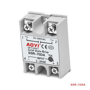 AOYI SSR serisi tek fazlı Solid State röle SSR-75DA DC LED ışık - Product Image 2