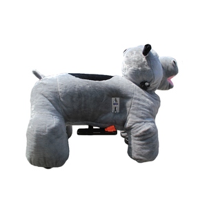 Giocattolo Animale Cavalcabile Ippopotamo in Movimento, Giostra da Zoo - Product Image 2