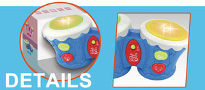 Bébé musical jouet heureux tambour <span class=keywords><strong>africain</strong></span> - Product Image 3