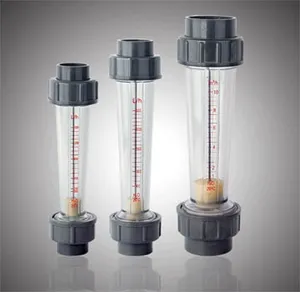 เครื่องวัดการไหลของน้ำพลาสติก Lzt Rotameter