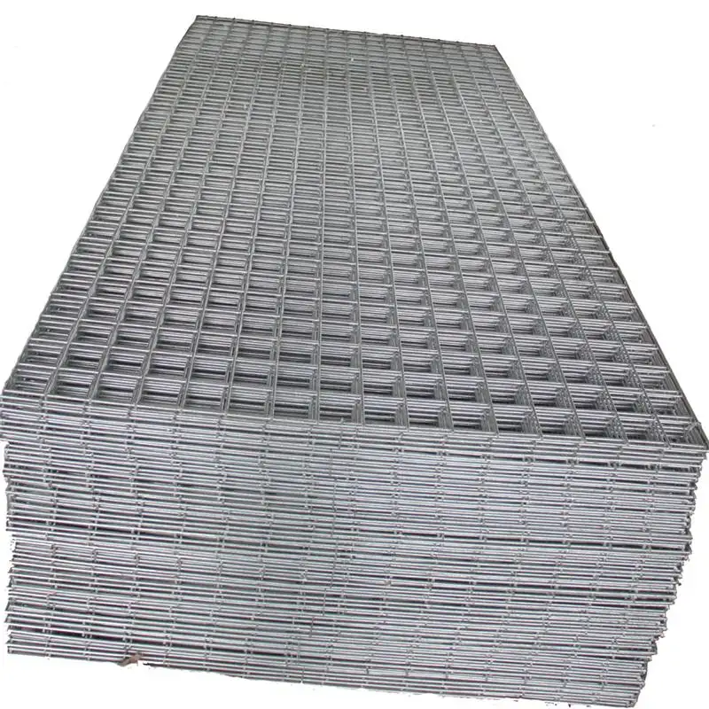 Panneaux de clôture en fil galvanisé, 2x2, 12 pièces, de taille