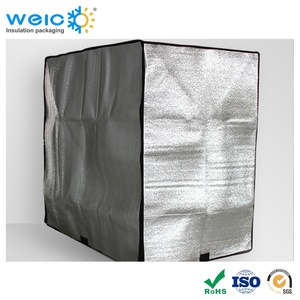 पुन: प्रयोज्य चांदी पन्नी बुना थर्मल थर्मल अछूता फूस कवर - Product Image 6