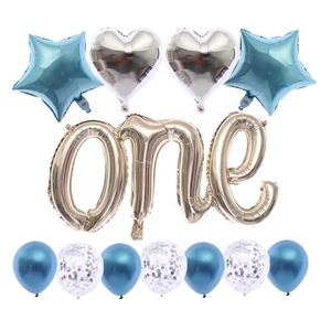 Baby <span class=keywords><strong>Boy</strong></span> Love Alphabet produce Baby Shower personalizzato per rivelare il genere di decorazioni per feste un pezzo di carta stagnola - Product Image 4