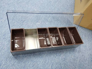 6ถาดสแตนเลส Winco บาร์แคดดี้เครื่องปรุงอาหาร - Product Image 5