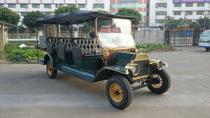 <span class=keywords><strong>Voiture</strong></span> électrique <span class=keywords><strong>vintage</strong></span> 8 places avec porte-bagages pour hôtel et complexe hôtelier - Product Image 4
