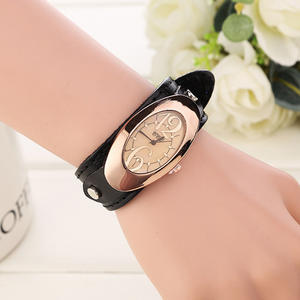 WJ-5282 สา<span class=keywords><strong>ย</strong></span>หนัง<span class=keywords><strong>แท้</strong></span> <span class=keywords><strong>นาฬิกา</strong></span>ข้อมือควอตซ์<span class=keywords><strong>ผู้หญิง</strong></span> ดีไซน์เรโทร เรียบง่า<span class=keywords><strong>ย</strong></span> สว<span class=keywords><strong>ย</strong></span>งาม มีเสน่ห์ - Product Image 2