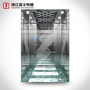 مصعد ركاب بتصميم مخصص لفيلا ، مصعد فوجي ، إيقاف المرور التلقائي ، الصين