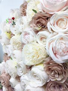 Décoration murale de mariage, fausses fleurs décoratives, pour un fond de votre mariage, vente en gros, - Product Image 4