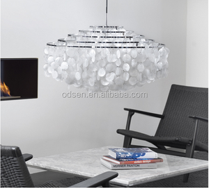 Lampadario a Sospensione LED Postmoderno Nordico in Conchiglie Artificiali per Soggiorno e Camera da Letto - Product Image 5