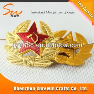 De metal de encargo del ejército militar insignia de <span class=keywords><strong>la</strong></span> gorra - Product Image 1