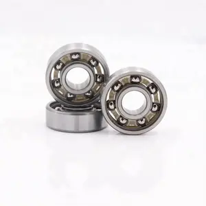 Presisi tinggi 608zz dalam alur bantalan bola ABEC-5 ABEC-7 ABEC-9 608 2rs bantalan fo skateboard